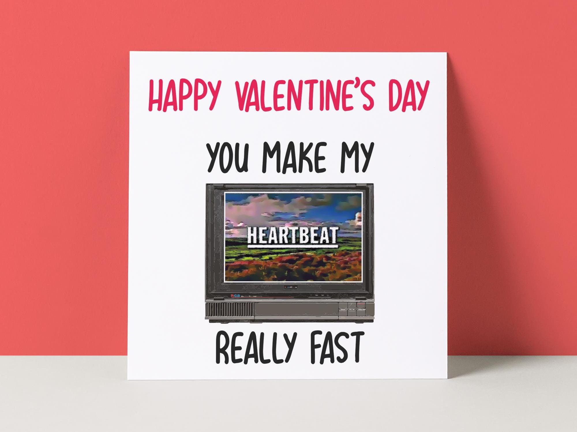 HEARTBEAT - 90S TV SHOW - VALENTINE'S DAY CARD