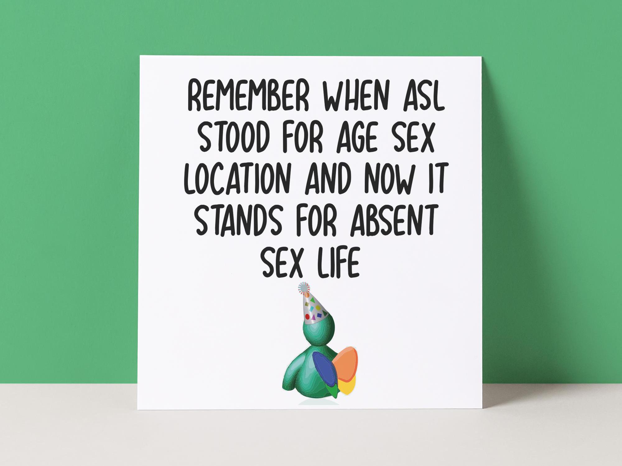 ASL MSN - BIRTHDAY CARD