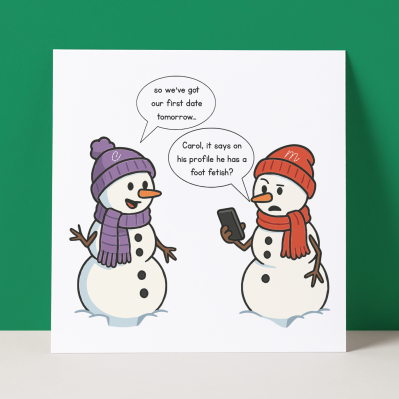 FOOT FETISH - CAROL AND MARY - CHRISTMAS CARD