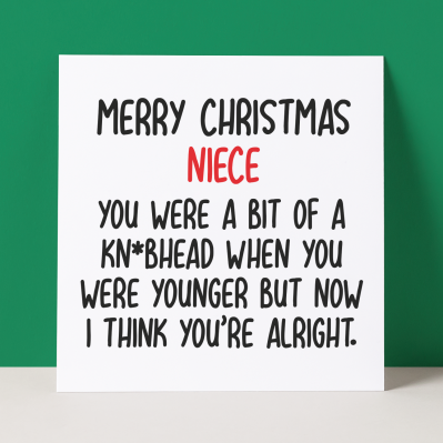 KNOBHEAD NIECE - CHRISTMAS CARD